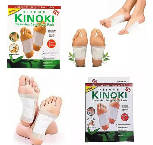 10 PARCHES DETOX KINOKI PARA PIES