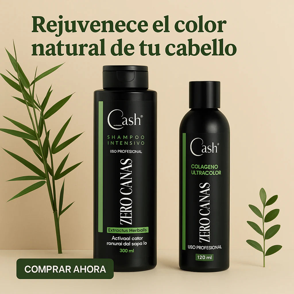 SHAMPOO ZERO CANAS + TRATAMIENTO DE COLÁGENO