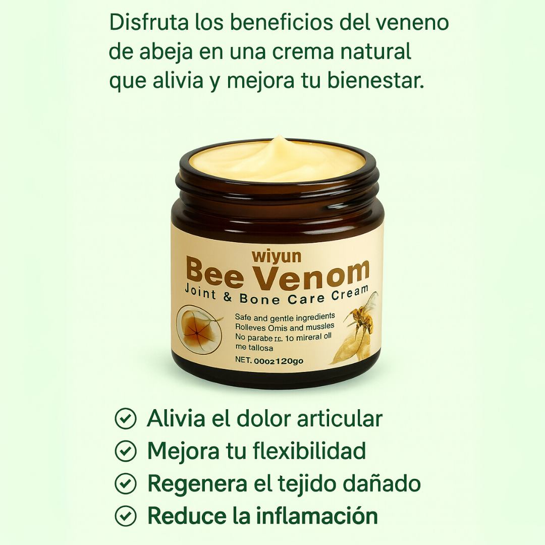 Crema Veneno De Abeja (Bee Venom) 3X1 🔥✅