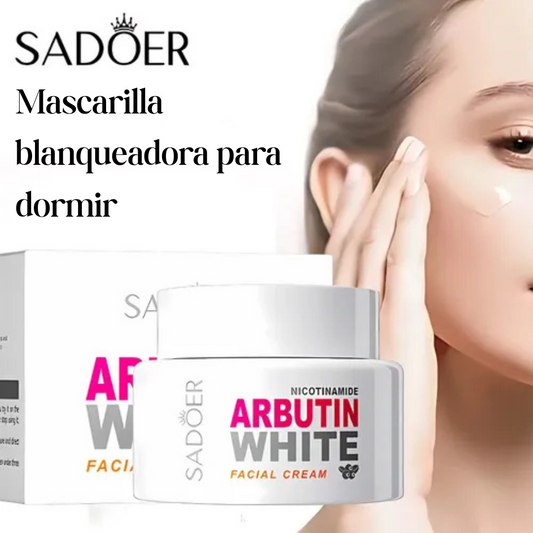 CREMA FACIAL BLANCA CON NICOTINAMINA Y ARBUTINA