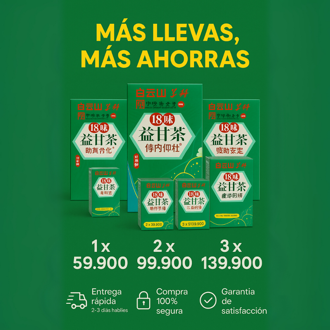 Caja X30 Sobres De Té Chino ✅🍵
