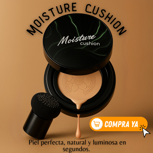 MOISTURE CUSHION BASE HIDRATANTE , BRILLO NATURAL