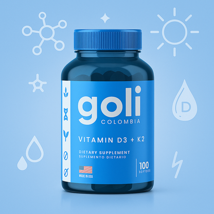 Goli Vital D3+K2 💊 Energía, defensas y bienestar cada día 🌞