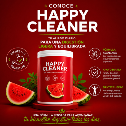 🍉 Happy Cleaner -Tu digestión más ligera, cada día.