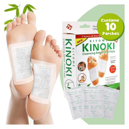 10 PARCHES DETOX KINOKI PARA PIES